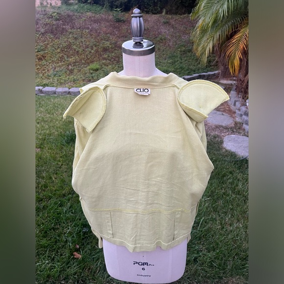 Vintage CLIO Button-Up Long Sleeve Blouse - Picture 5 of 6